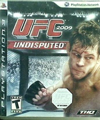 PS3 UFC 2009 Undisputed  Standard Label   Alternative Cover 
