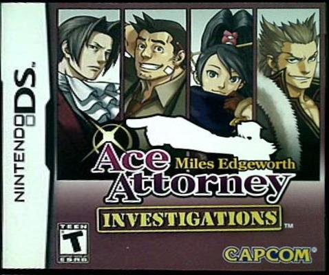 逆転検事 御剣 怜侍 DS Ace Attorney Investigations: Miles Edgeworth 