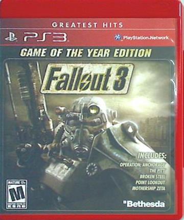 フォールアウト3 PS3 Fallout 3: Game of The Year Edition Playstation 3 