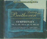Ludwig van Beethoven: Sinfonie 6  Pastorale  Op.68 F-dur Sinfonie 8  Op.93 F-dur 