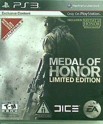 メダル・オブ・オナー PS3 Medal of Honor Playstation 3 
