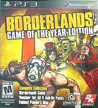 ボーダーランズ PS3 Borderlands: Game of the Year Edition Playstation 3 Take 2 Interactive