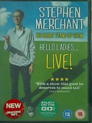 スティーブン・マーチャント・ライヴ Stephen Merchant Live Hello Ladies  DVD   2011 