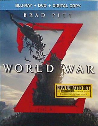 海外盤ブルーレイ ワールド・ウォーZ World War Z Blu-ray ＋ DVD ＋ 