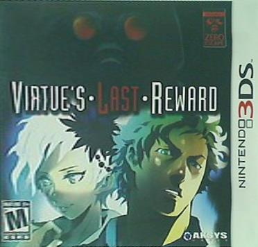 極限脱出ADV 善人シボウデス 3DS Zero Escape: Virtue's Last Reward Nintendo 3DS Aksys Games