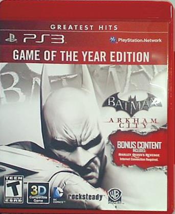 バットマン アーカム・シティ PS3 Batman: Arkham City  Game of the Year Edition  PS3 