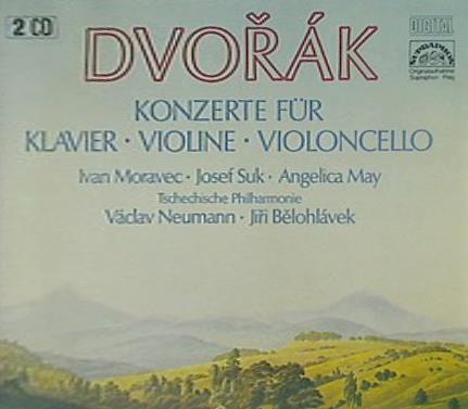 Dvorak: Concertos for Piano  op.33  Violin  op.53  Cello  op.104 Ivan Moravec