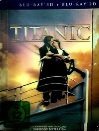 海外盤ブルーレイ タイタニック 3D 2D ブルーレイ Titanic Blu-ray 3D