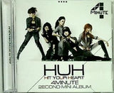 4Minute 2nd Mini Album Hit Your Heart  CD＋DVD   Asia Edition 