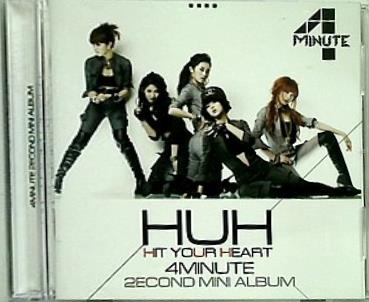 4Minute 2nd Mini Album Hit Your Heart  CD＋DVD   Asia Edition 