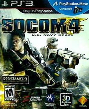ソーコム 4 ネイビーシールズ  SOCOM 4: US NAVY SEALS  MOVE/3D COMPATIBLE 