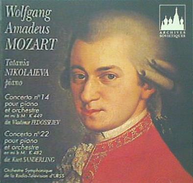 Mozart concertos pour piano n°14 et 22 Mark Andersen Mozart concertos pour piano n°14 et 22 Mark Andersen CD