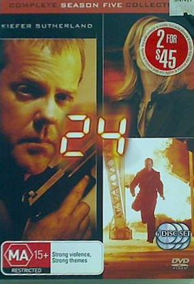 24 シーズン 5 24 Season 5   Keiffer Sutherland   NON-USA Format   PAL Region 4 Import Australia Kiefer Sutherland