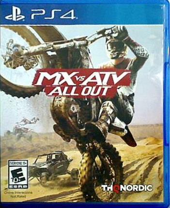 MX vs ATV All Out PS4 MX vs ATV All Out PlayStation 4 Thq Nordic