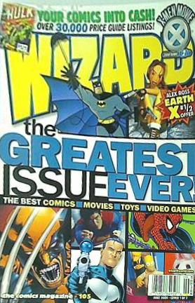 アメコミ wizard the comics magazine 105