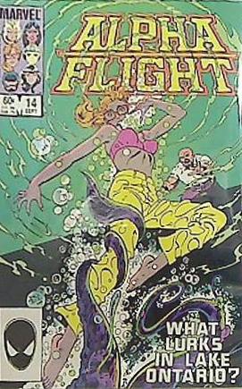 アメコミ alpha flight what lurks in lake ontario？ 14 sept