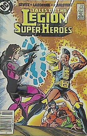 アメコミ tales of the legion of super-heroes levitz larocoue mahlstedt 345 mar 87