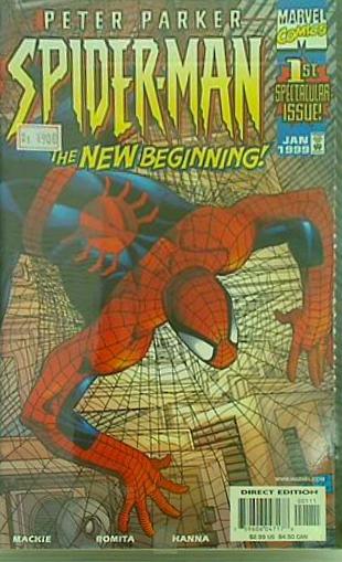 アメコミ spider-man jan 1999 the new beginning