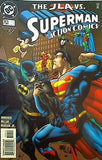 アメコミ the JLA vs. superman in action comics 1999 #753