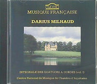 DARIUS MILHAUD Quatuor n゜1