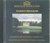 DARIUS MILHAUD Quatuor n゜1
