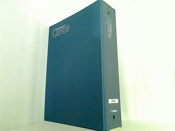 キャノンフォトサークル canon　photo circle 2005年 ２００５年１-１２月号。バインダー付属。