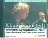 マーラー：交響曲第5番,モーツァルト：交響曲第35番「ハフナー」 クラウス・テンシュテット