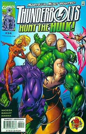 アメコミ ThunderBolts Hunt The Hulk #34