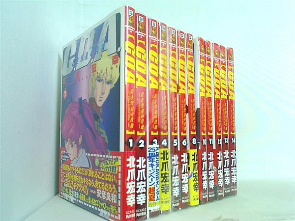 機動戦士ガンダムC.D.A.若き彗星の肖像 角川コミックス・エース 北爪 宏幸 １巻-６巻,８巻,１０巻-１４巻。一部帯欠品。