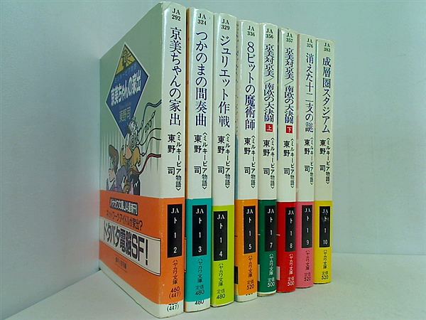電脳SFシリーズ ミルキーピア物語 ハヤカワ文庫 東野 司 ８点。全ての巻に帯付属。