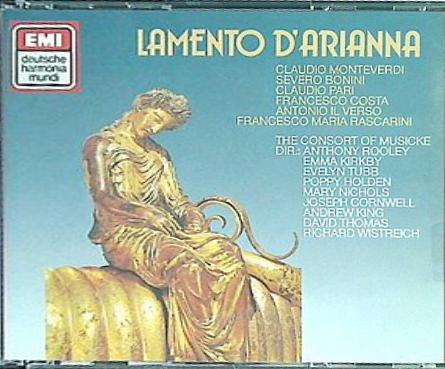 LAMENTO D'ARIANNA THE CONSORT OF MUSICKE