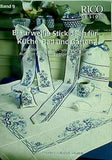 RICOdesign Blau/weibe Stickideen fur Kuche Bad und Garten Michael Lindner