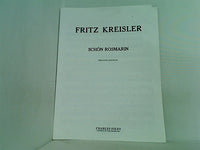 楽譜・スコア FRITZ KREISLER SCHON ROSMARIN FOR FLUTE AND PIANO