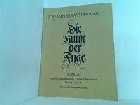 楽譜・スコア Johann Sebastian Bach Die Kunst der Fuge SOPRAN