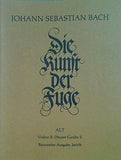 楽譜・スコア Johann Sebastian Bach Die Kunst der Fuge ALT