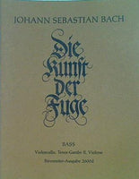 楽譜・スコア Johann Sebastian Bach Die Kunst der Fuge BASS