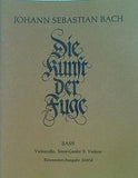楽譜・スコア Johann Sebastian Bach Die Kunst der Fuge BASS