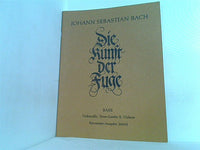 楽譜・スコア Johann Sebastian Bach Die Kunst der Fuge BASS