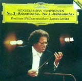 メンデルスゾーン 交響曲第3番第4番 ジェイムズ・レヴァイン