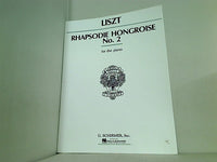 楽譜・スコア LISZT RHAPSODIE HONGROISE No.2 for the piano