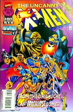 アメコミ the uncanny X-MEN #335 Aug. '96 from the onslaught an apocalypse comes！ onslaught phase1