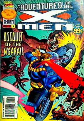アメコミ the adventures of the X-MEN #4 JULY. '96 assault of the N'GARAI！
