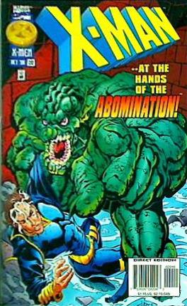 アメコミ X-MEN at the hands of the abomination！ OCT. '96 #20
