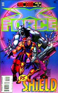 アメコミ X-Force vs SHIELD JUNE. '96 #55