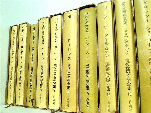 本セット 現代世界文学全集 新潮社 1巻-3巻,5巻-13巻,15