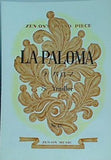 楽譜・スコア ラ　パロマ　イラディール　S.Yradier 全音ピアノピース　No.27