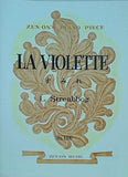 楽譜・スコア LA VIOLETTE すみれ L.Streabbog 全音ピアノピース　No.116