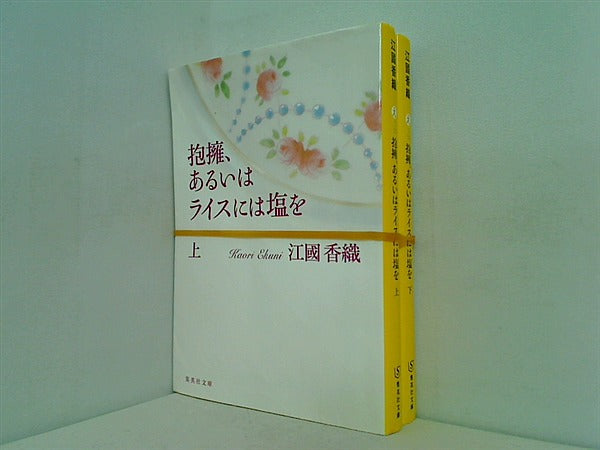 抱擁,あるいはライスには塩を 集英社文庫 江國 香織 上下巻。