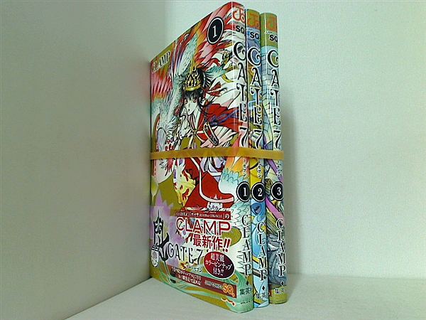 GATE7 ジャンプコミックス CLAMP １巻-３巻。全ての巻に帯付属。