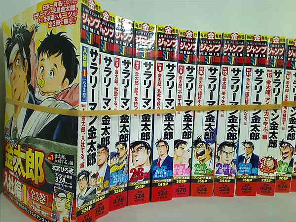 サラリーマン金太郎 本宮 ひろ志 １巻-２巻,４巻,７巻-１０巻,１２巻-１３巻,１５巻-１６巻,２０巻。